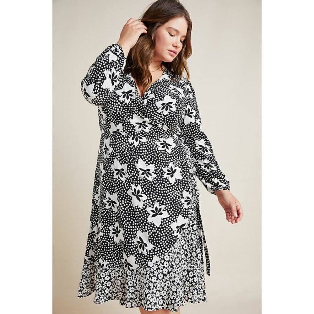 Anthropologie Porridge Amity Wrap Dress